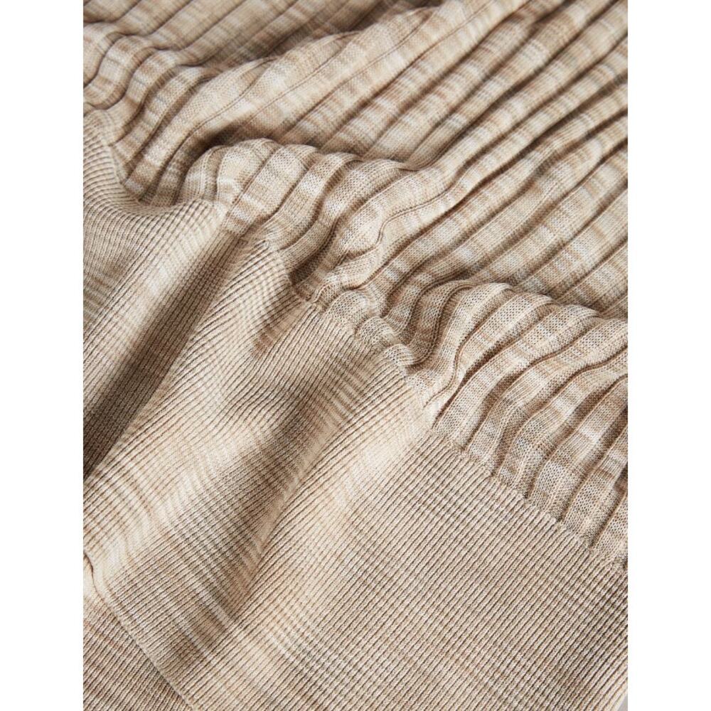 TED BAKER tan stretch Rayon Ribbed Tank sleeveless beige Kcate blouse top - Picture 3 of 13